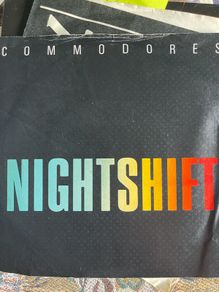 The Commodores. Nightshift picture sleeve vinyl record single in vg+ condition