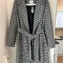 houndstooth long coat Image 3