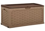 Garden Storage Box 335 L Mocha-Chocolate PP