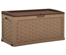 Garden Storage Box 335 L Mocha-Chocolate PP