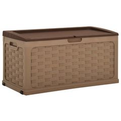 Garden Storage Box 335 L Mocha-Chocolate PP