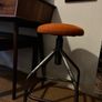 Mid Century Industrial Stool Image 2