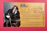 Oscar Wilde   2 Pound Stamp Mini Sheet  scarce The Stamp Show. EARLS COURT 2000