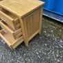 Solid Oak Bedside Lockers Image 6