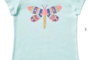 Target Australia Short Sleeve Sequin Dragonfly T-Shirt Age 1 EUC