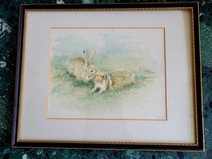 Vintage watercolour
