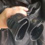 Leather biker jacket, Lamb Nappa (Italy), size 38-42 Image 5