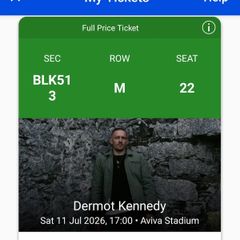 4 Dermot Kennedy tickets