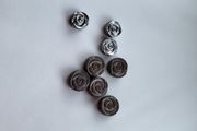 Hematite roses 8mm and 10mm. Gemstone beads