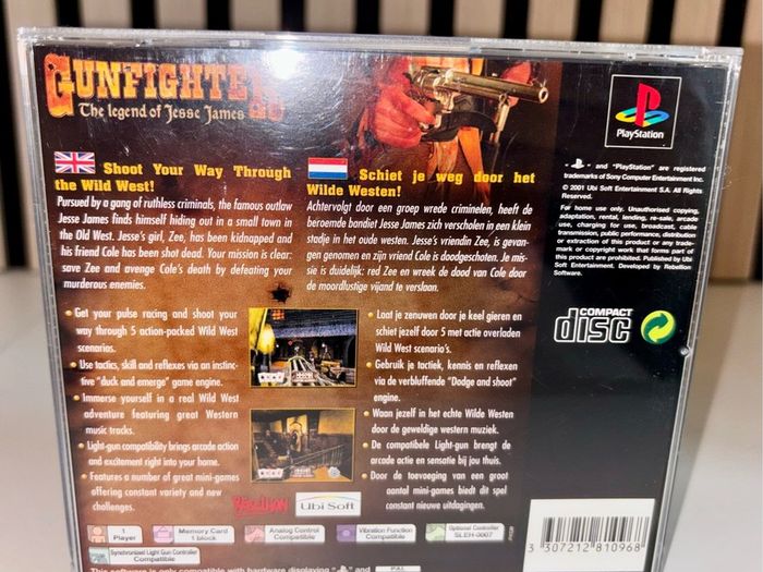 Gunfighter The Legend Of Jesse James PS1