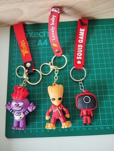 3D Character Keychains