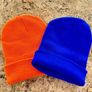 Pair of orange and blue hats Image 3
