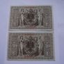Germany. Reichsbanknote. 2@1000 Mark (21.04.1910) Nice Condition! Image 2