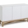 Large Sideboard + TV Unit - White & Oak Effect Image 4