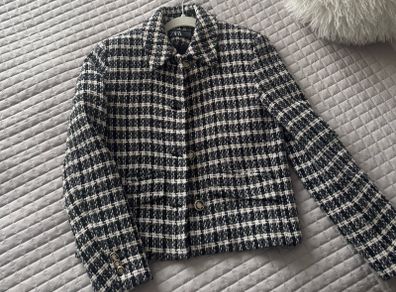 Zara tweed blazer XS