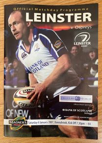 2007 Leinster v Ospreys - Magners League Programme