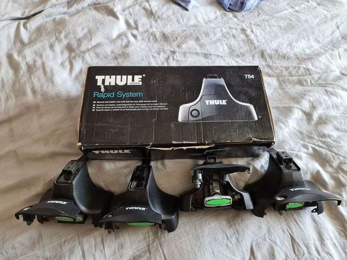 thule footpack 754 + fitting kit 1592
