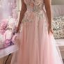 Stunning Light Coral Debs Dress Image 2
