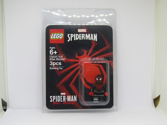 Lego Spider-Man Miles Morales Minifigure Playstation 2020 Sweepstakes Figure Very Rare From The Be Greater This Was Only Available In The US Also Includes Congratulations Paper Leaflet And Also The Original Box And That They Were Shipped Out In So Include