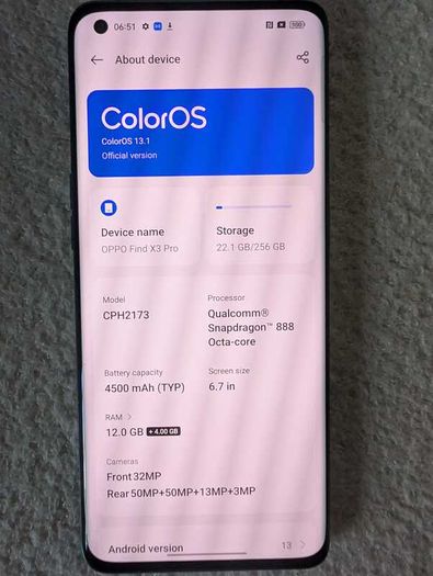 oppo find x3 pro 256gb 12gb ram