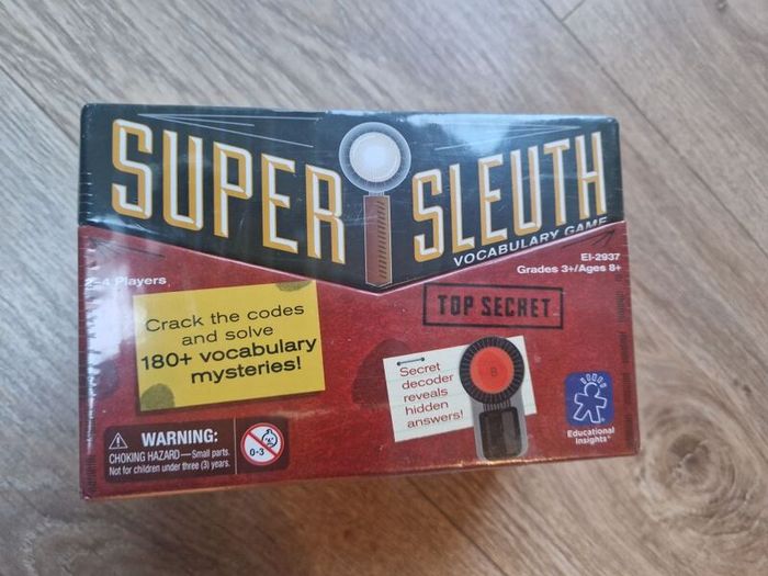 Game BNIB Super Sleuth vocabulary game