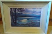 oil painting print high grade box framed