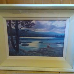 oil painting print high grade box framed