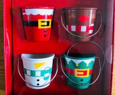 Christmas styled egg cups