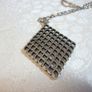 Rare Vintage Jack Spencer Silver Pendant Necklace, Certified Limited Edition, Sheffield 1974 Image 2