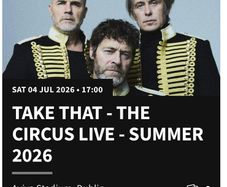 Take That The Circus Tour.