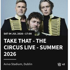 Take That The Circus Tour.