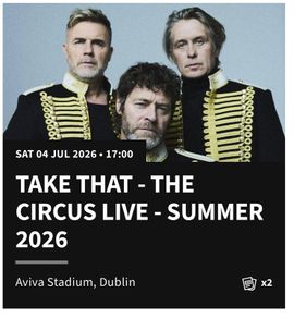 Take That The Circus Tour.