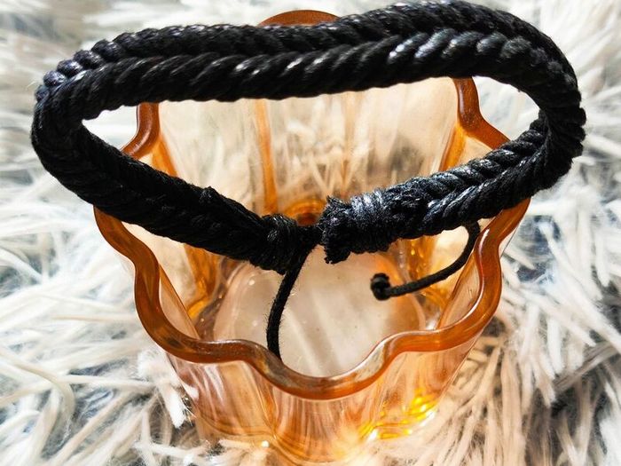 Black Braided Unisex Bracelet
