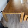dining table and bench Image 3