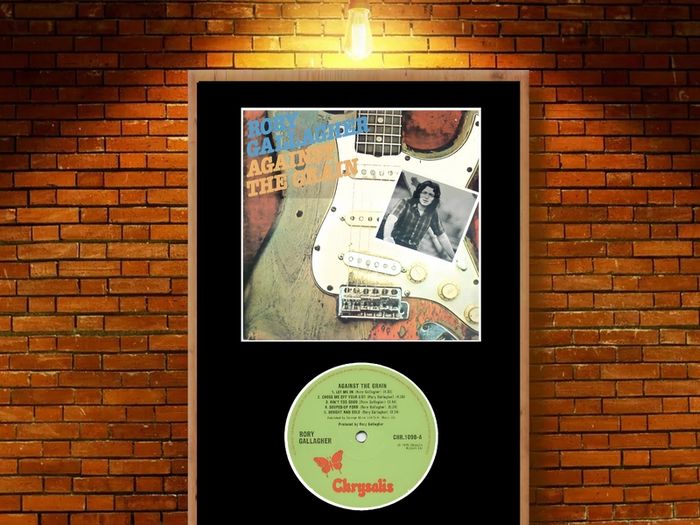 RORY GALLAGHER AGAINST THE GRAIN Record Display Poster Classic Semi-glossy Paper Poster