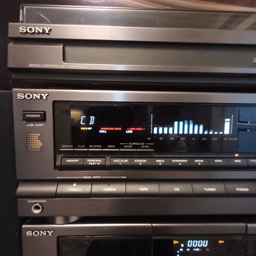 Sony Hi End Liberty Series  Sony LBT-D505 full Separate Stack from Japan like new from 1991 collectors System Pristine working like new