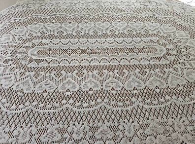 Lace Oval Tablecloth