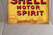 Shell oil Classic car garage tin metal sign