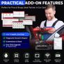 New LAUNCH X431 PROS ELITE OBD2 Diagnostic Tool Bidirectional Car Scan Tool, ECU Coding, FCA SGW AutoAuth, CANFD & DOIP, 38+ Reset, All-System Diagnostics, Active Tests, VAG Guided Functions, 2 Years Update No bluethoot cable type diagnosis OBD Image 8