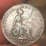 1826 Halfpenny George IV incuse lines Image 2