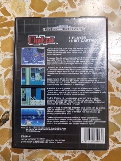 Chakan Sega Mega Drive Arcade Retro games Original