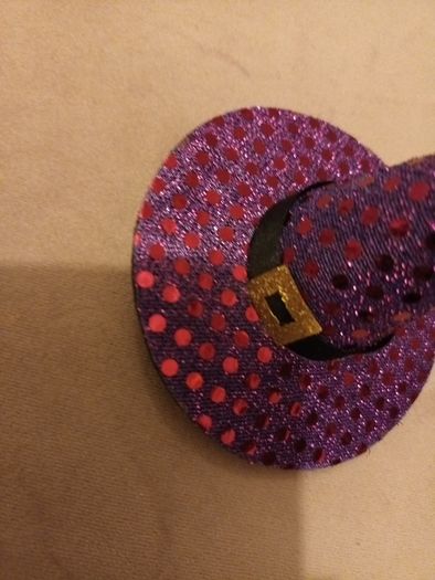 Holographic halloween hair clip
