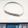 Vintage Sterling Silver Celtic Signed London Bangle 1967 Image 8