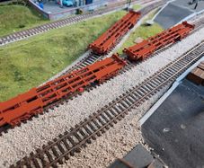 Iarnrod eireann 47' flat wagons X3.