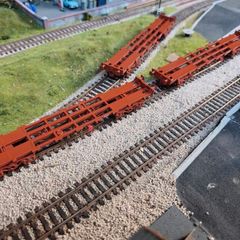 Iarnrod eireann 47' flat wagons X3.