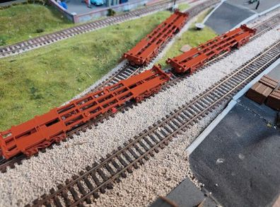Iarnrod eireann 47' flat wagons X3.