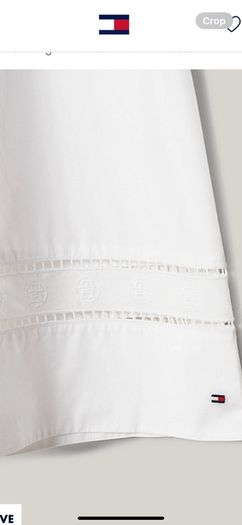 Tommy Hilfiger  Monogram Broderie Anglaise Midi Kaftan