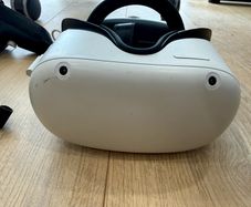 Meta Quest 2 VR Headset + Controllers + Upgraded Head Strap