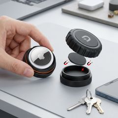 LAST FOUR Apple Airtag Holder with poweful magnet free viewing