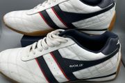 Gola Mens Classic Trainers in White Blue and Red - UK 8 EU42 - Excellent Cond